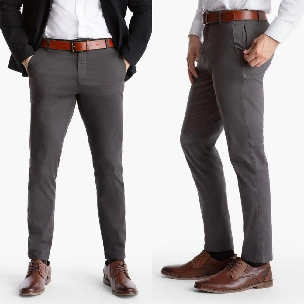 Birddogs Boom For Your Boomstick Pants Mens 34x32 Brown Tapered Leg Casual Chino